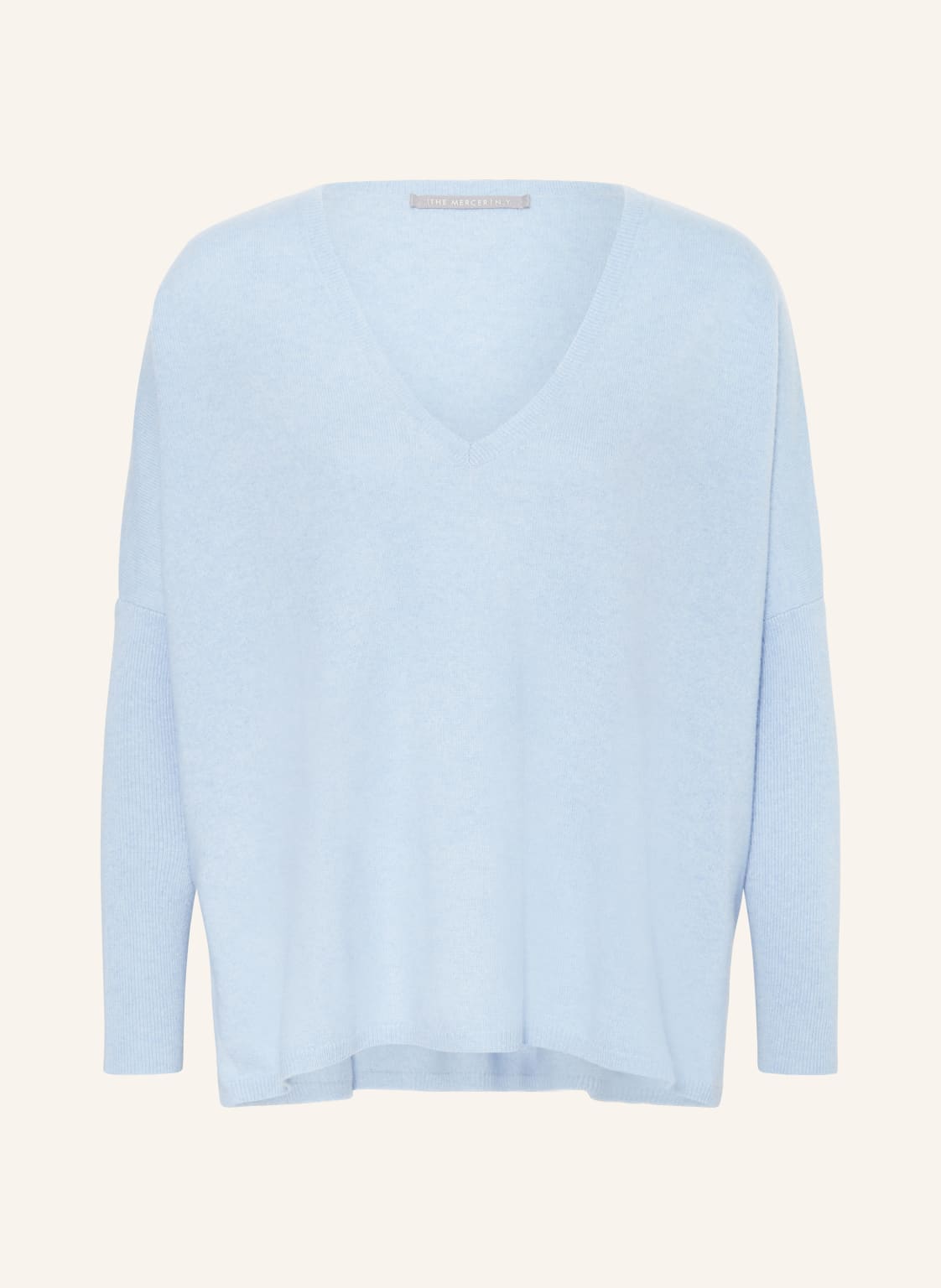 (The Mercer) N.Y. Cashmere-Pullover blau von (THE MERCER) N.Y.