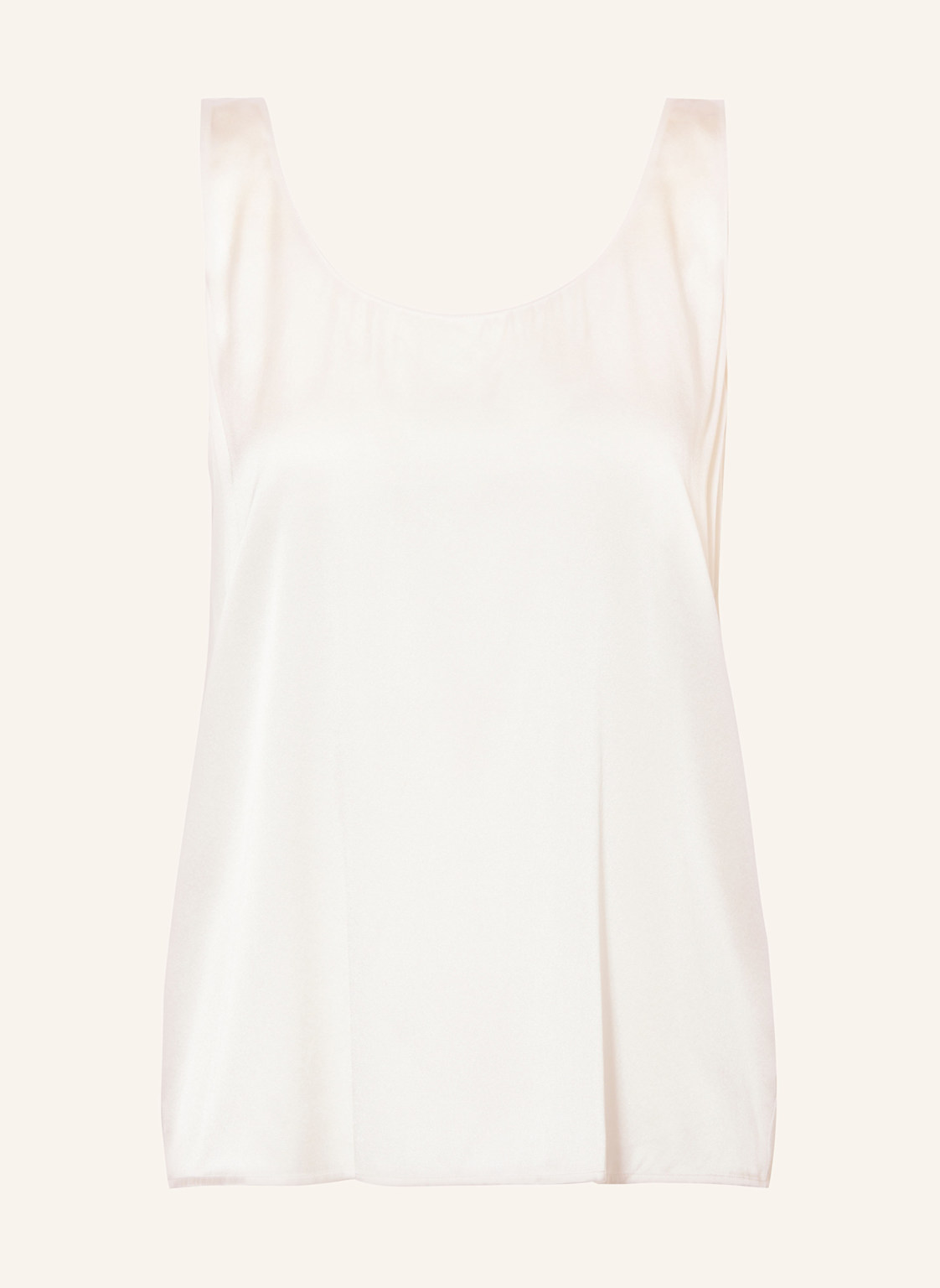 (The Mercer) N.Y. Satintop Aus Seide weiss von (THE MERCER) N.Y.