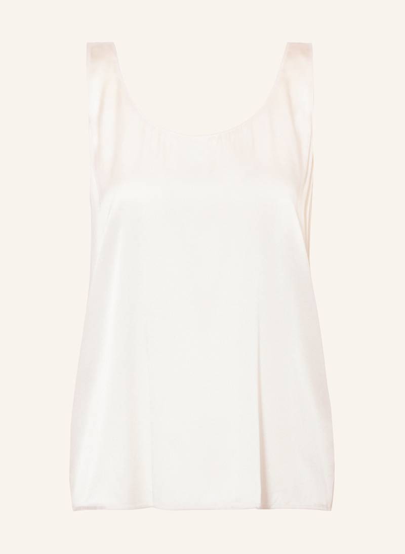 (The Mercer) N.Y. Satintop Aus Seide weiss von (THE MERCER) N.Y.