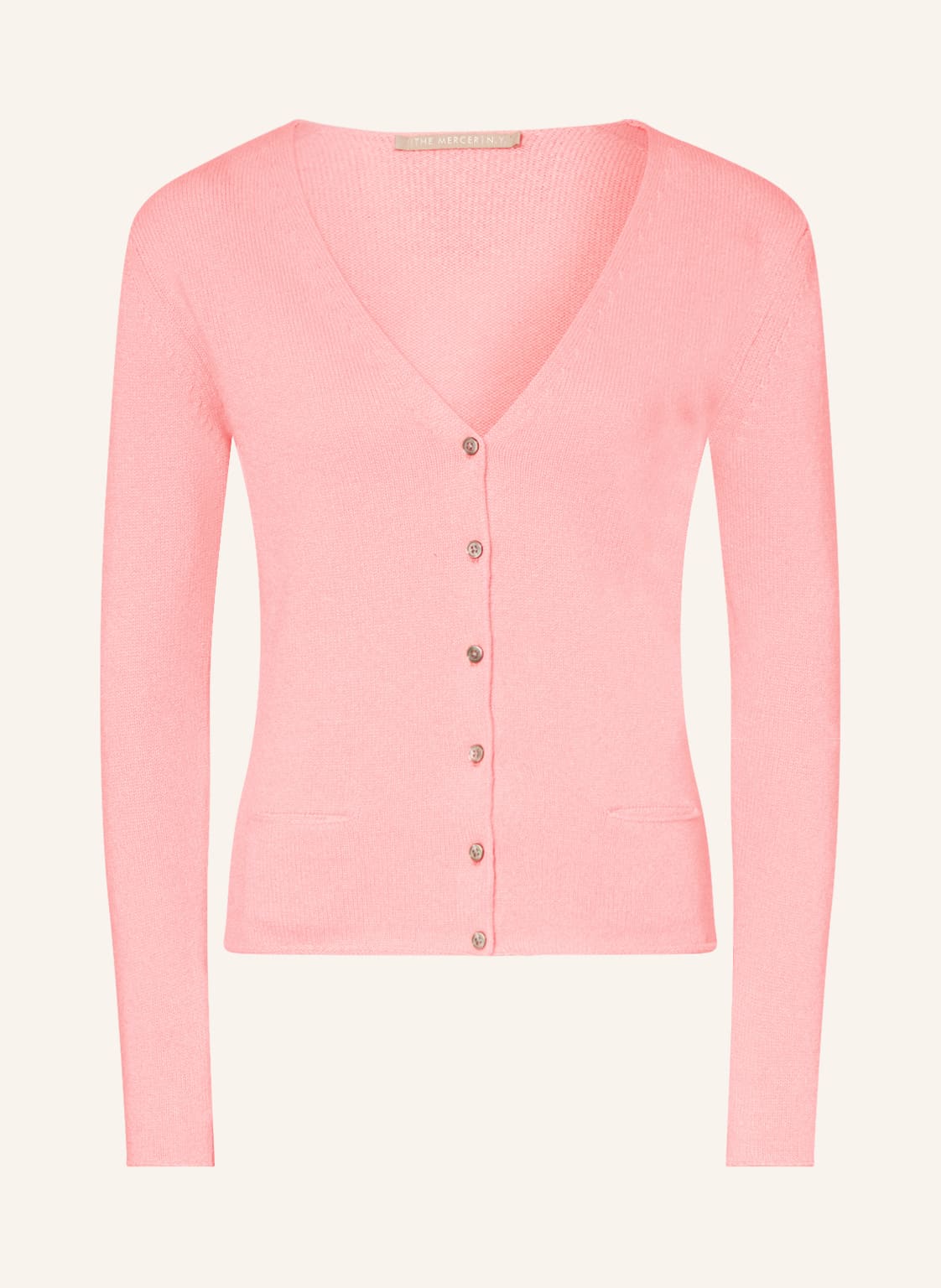 (The Mercer) N.Y. Strickjacke Aus Cashmere pink von (THE MERCER) N.Y.