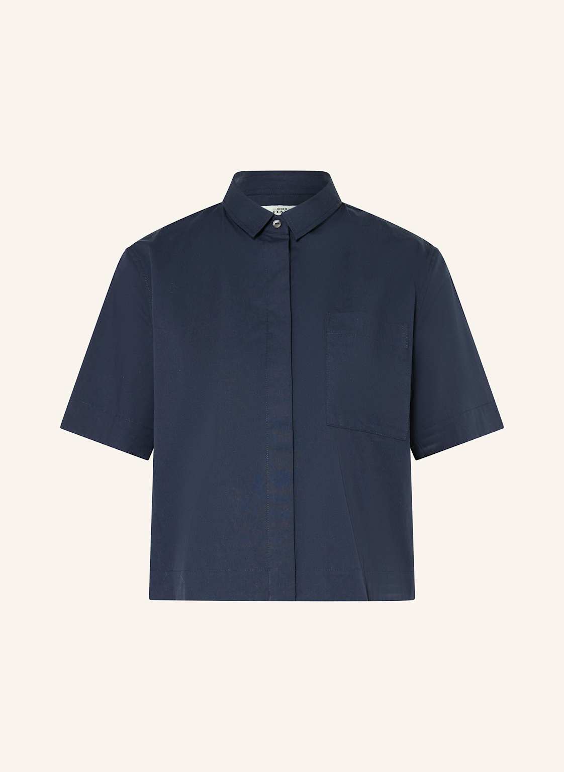 0039 Italy Cropped-Hemdbluse Miranda blau 0039 Italy Cropped-Hemdbluse Miranda blau von 0039 italy