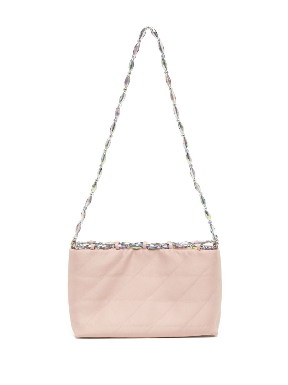 0711 Natalie bead-embellished shoulder bag - Pink von 0711