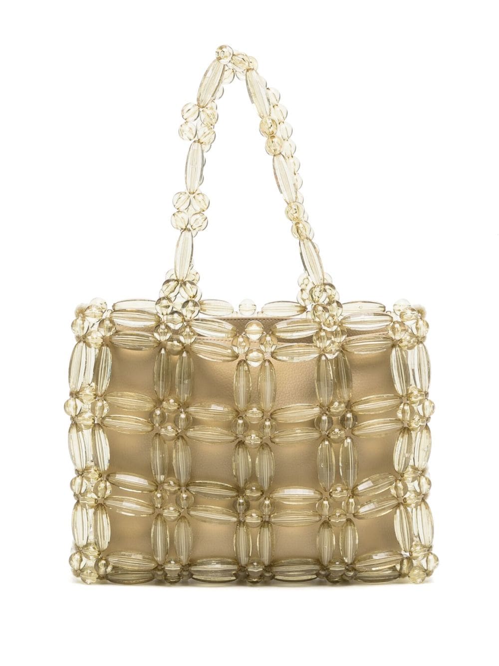 0711 pearl-embellished tote bag - Green von 0711