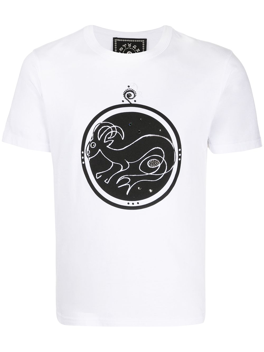 10 CORSO COMO Capricorn print T-shirt - White von 10 CORSO COMO