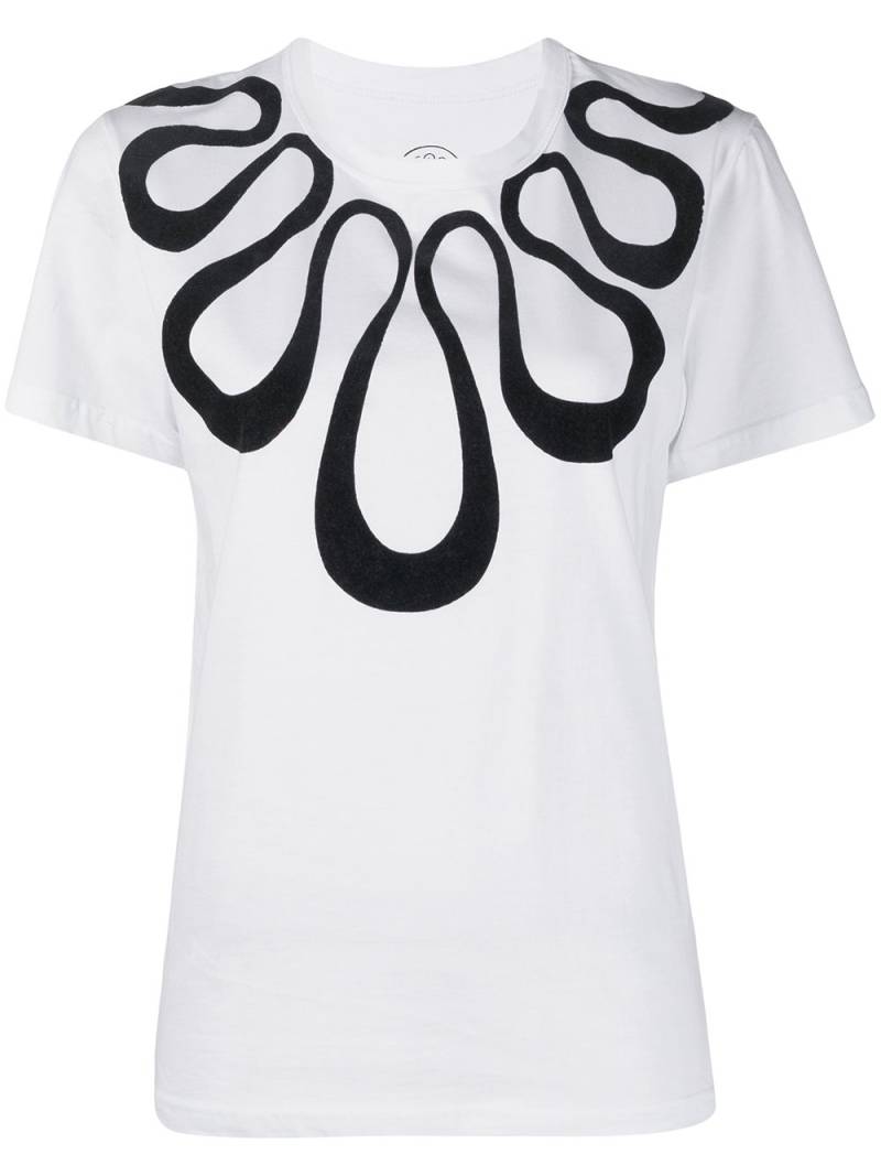 10 CORSO COMO Eden necklace print T-shirt - White von 10 CORSO COMO