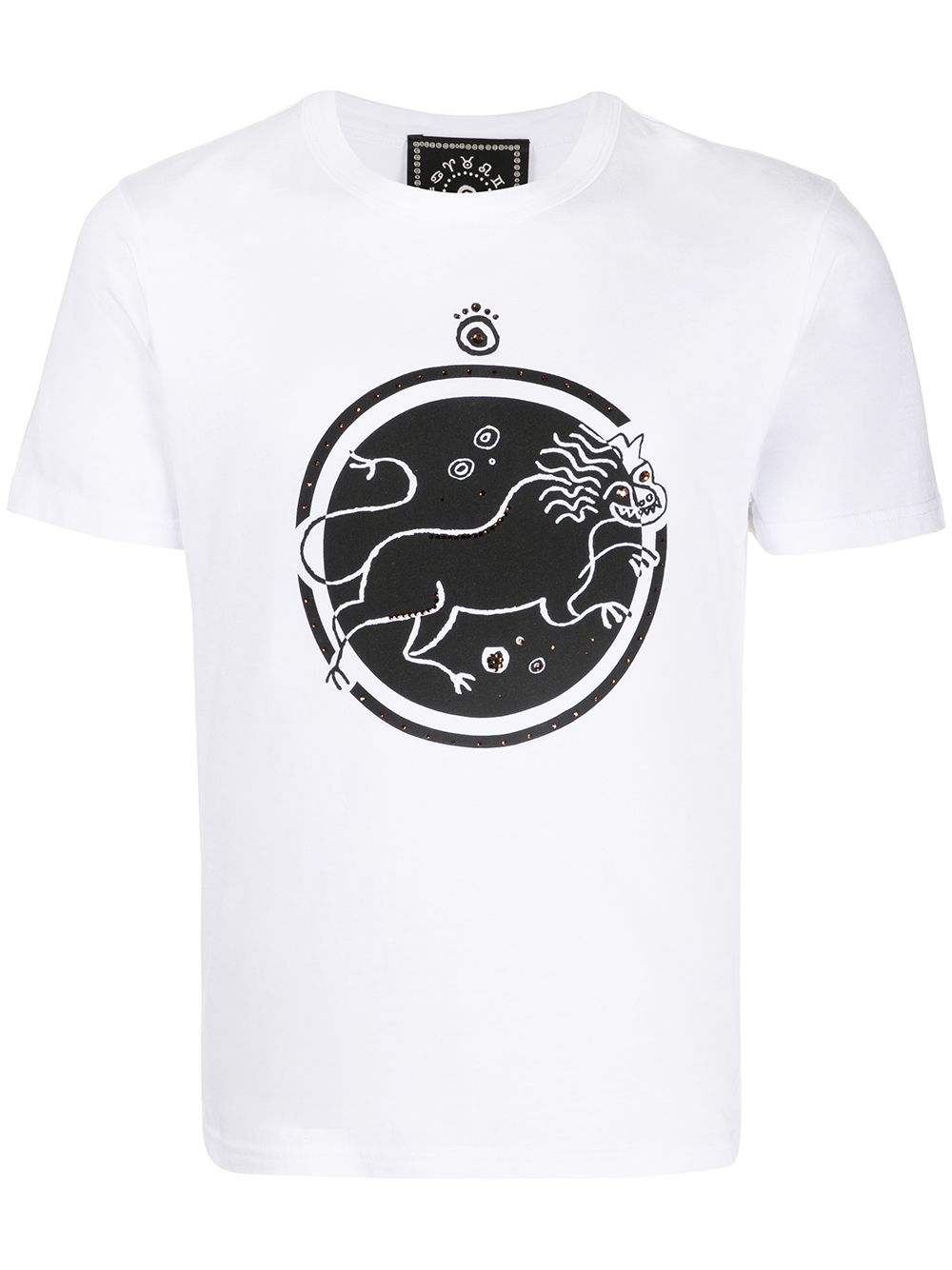 10 CORSO COMO Lion print T-shirt - White von 10 CORSO COMO