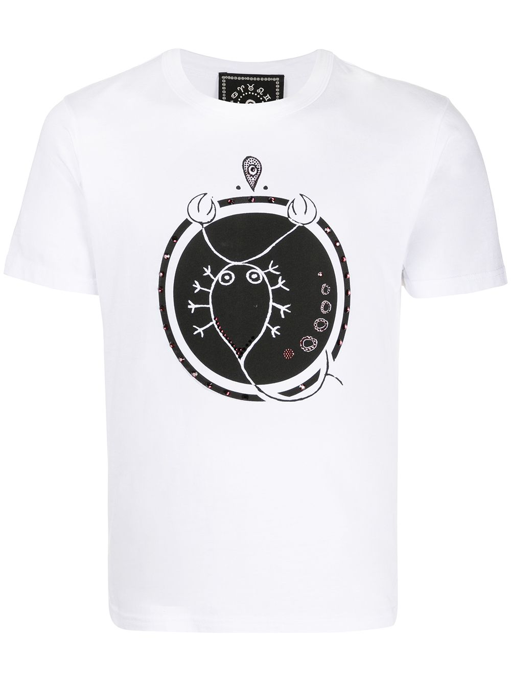 10 CORSO COMO Scorpio print T-shirt - White von 10 CORSO COMO