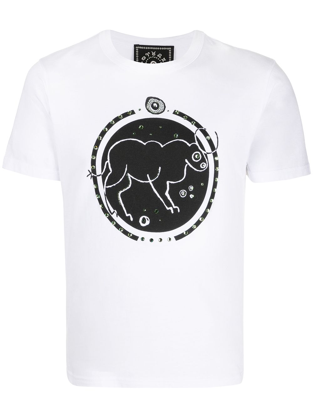 10 CORSO COMO Taurus print T-shirt - White von 10 CORSO COMO