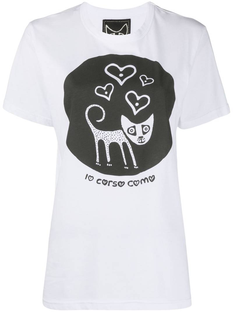10 CORSO COMO graphic-print T-shirt - White von 10 CORSO COMO