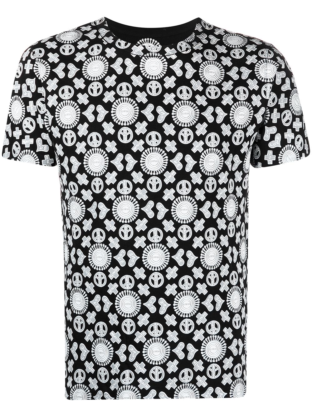 10 CORSO COMO graphic print short-sleeved T-shirt - Black von 10 CORSO COMO
