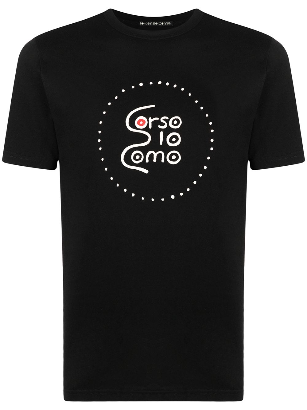 10 CORSO COMO logo-print short-sleeved T-shirt - Black von 10 CORSO COMO