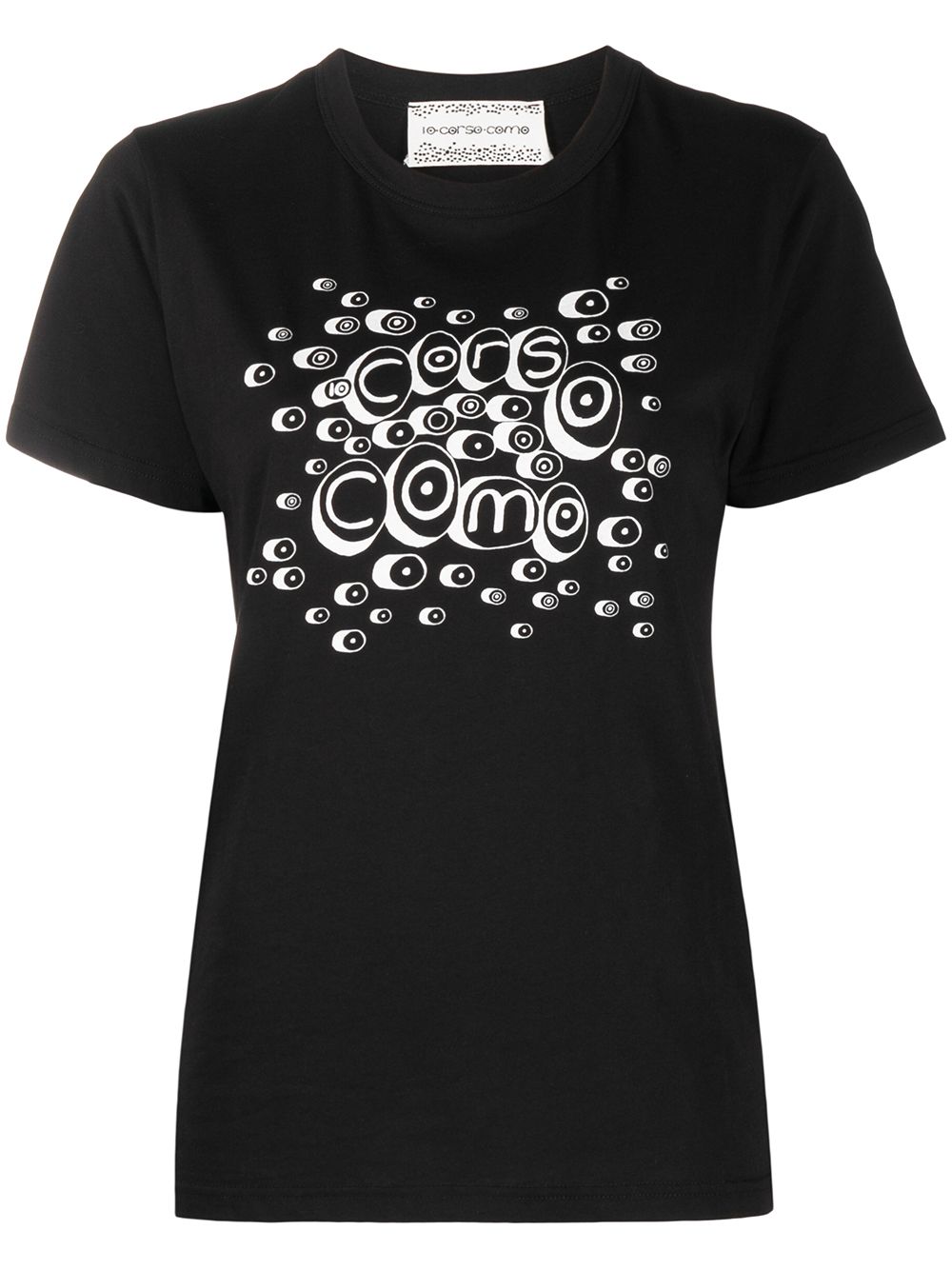 10 CORSO COMO logo-print short-sleeved t-shirt - Black von 10 CORSO COMO