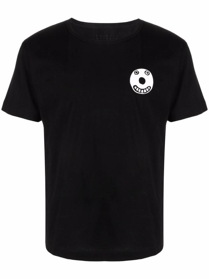 10 CORSO COMO smile-print T-shirt - Black von 10 CORSO COMO