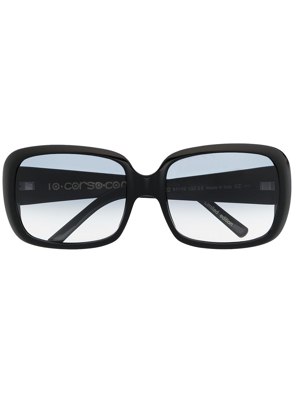 10 CORSO COMO square-frame sunglasses - Black von 10 CORSO COMO