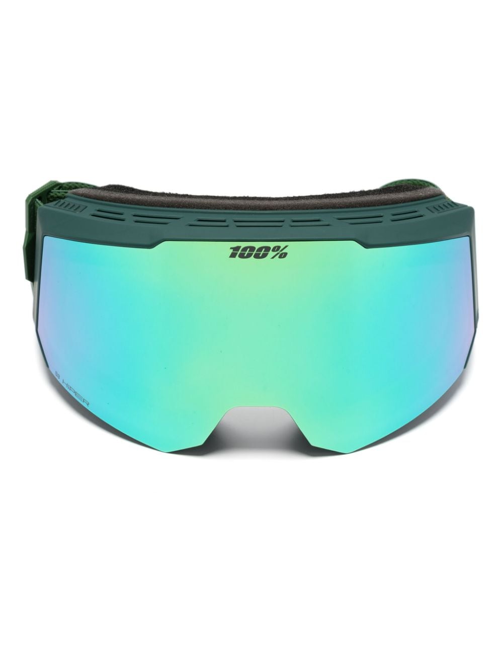 100% Eyewear Snowcraft S mirrored ski goggles - Green von 100% Eyewear