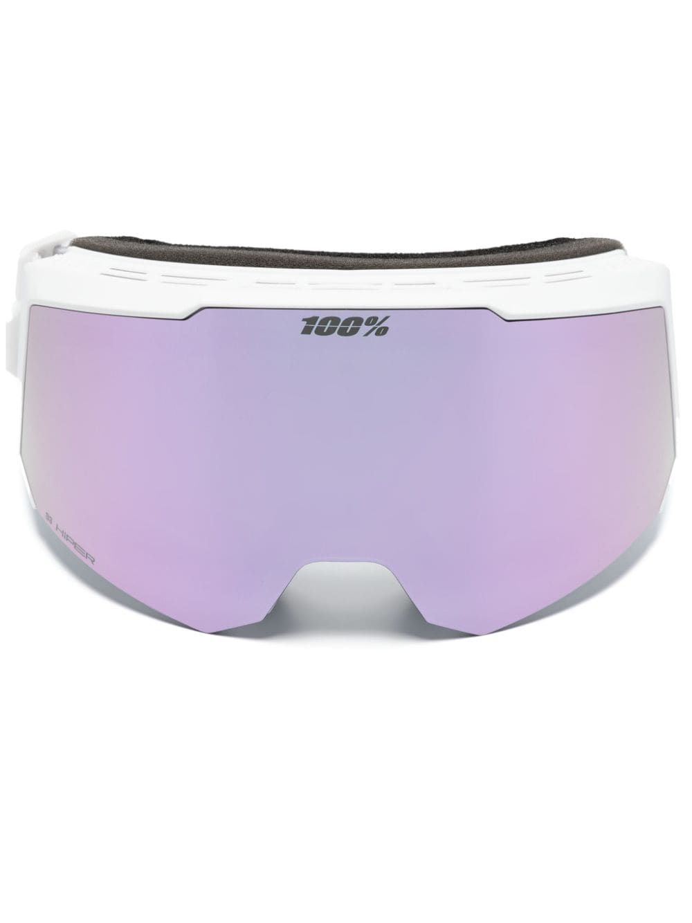 100% Eyewear The Snowcraft S mirrored goggles - White von 100% Eyewear