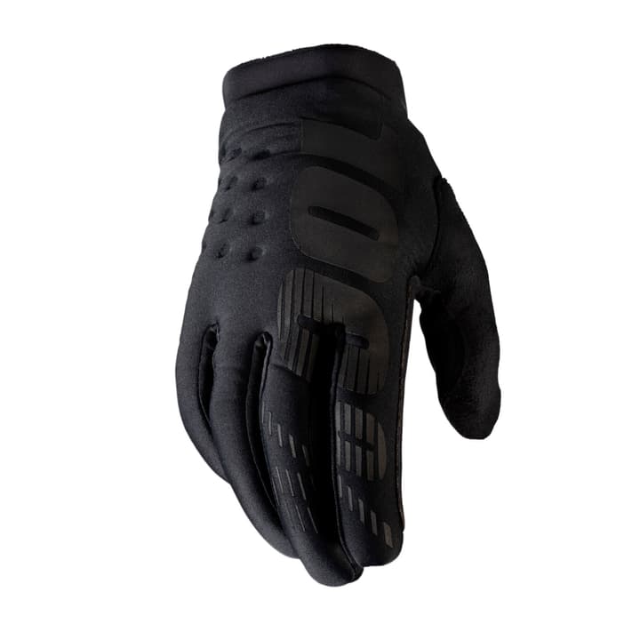 100% Brisker Bike-Handschuhe schwarz von 100%