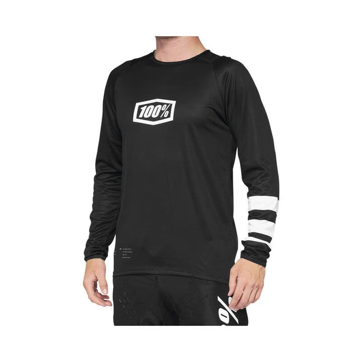 100% R-Core Bikeshirt schwarz von 100%