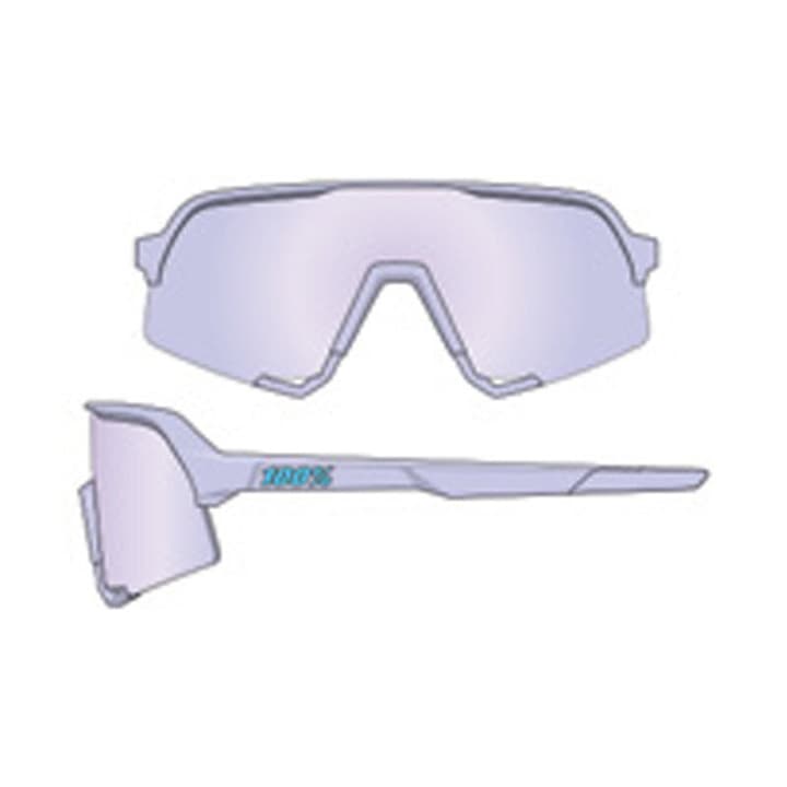 100% S3 Sportbrille rohweiss von 100%