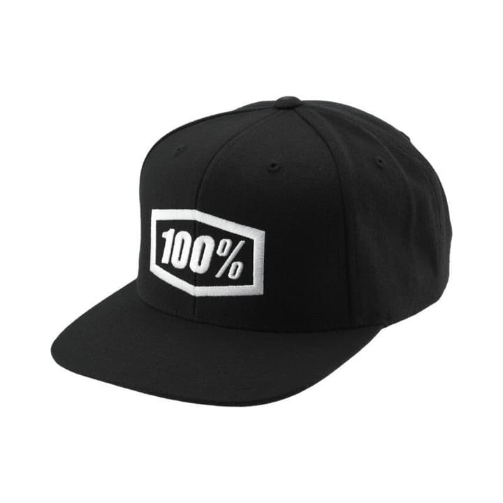 100% Snapback Cap schwarz von 100%