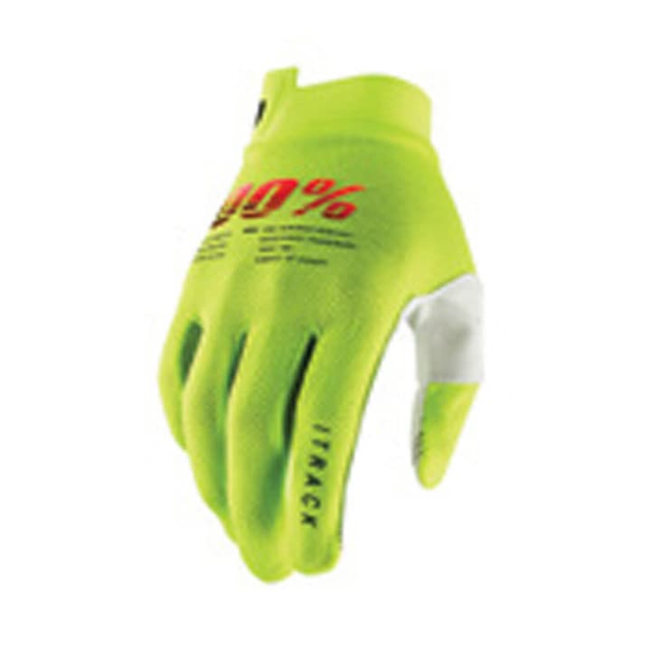 100% iTrack Bike-Handschuhe neongelb von 100%