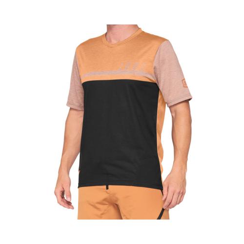 100% Airmatic Jersey - carmel/black (Grösse: S) von 100percent