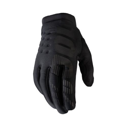 100% Brisker Gloves - black 2XL von 100percent