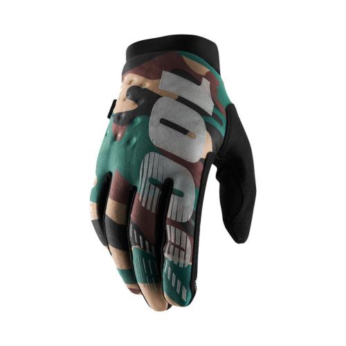 100% Brisker Gloves - camo L von 100percent