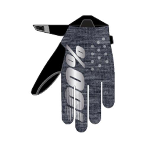 100% Brisker Gloves - heather grey XL von 100percent