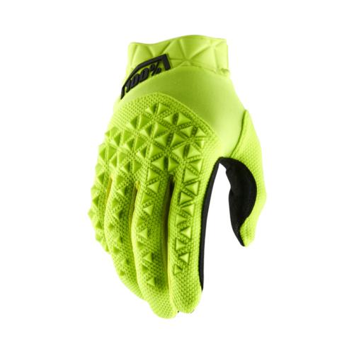 100% Handschuhe Airmatic Youth - gelb (Grösse: KM) von 100percent