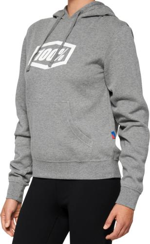 100% Icon Women's Hoodie heather - grey (Grösse: M) von 100percent