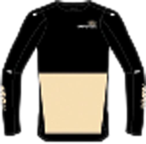 100% R-CORE-X Long Sleeve Jersey black/peach (Grösse: M) von 100percent