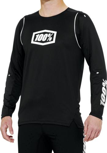 100% R-CORE-X Long Sleeve Jersey - schwarz (Grösse: S) von 100percent