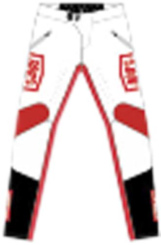 100% R-CORE-X Pants white/red (Grösse: 34) von 100percent