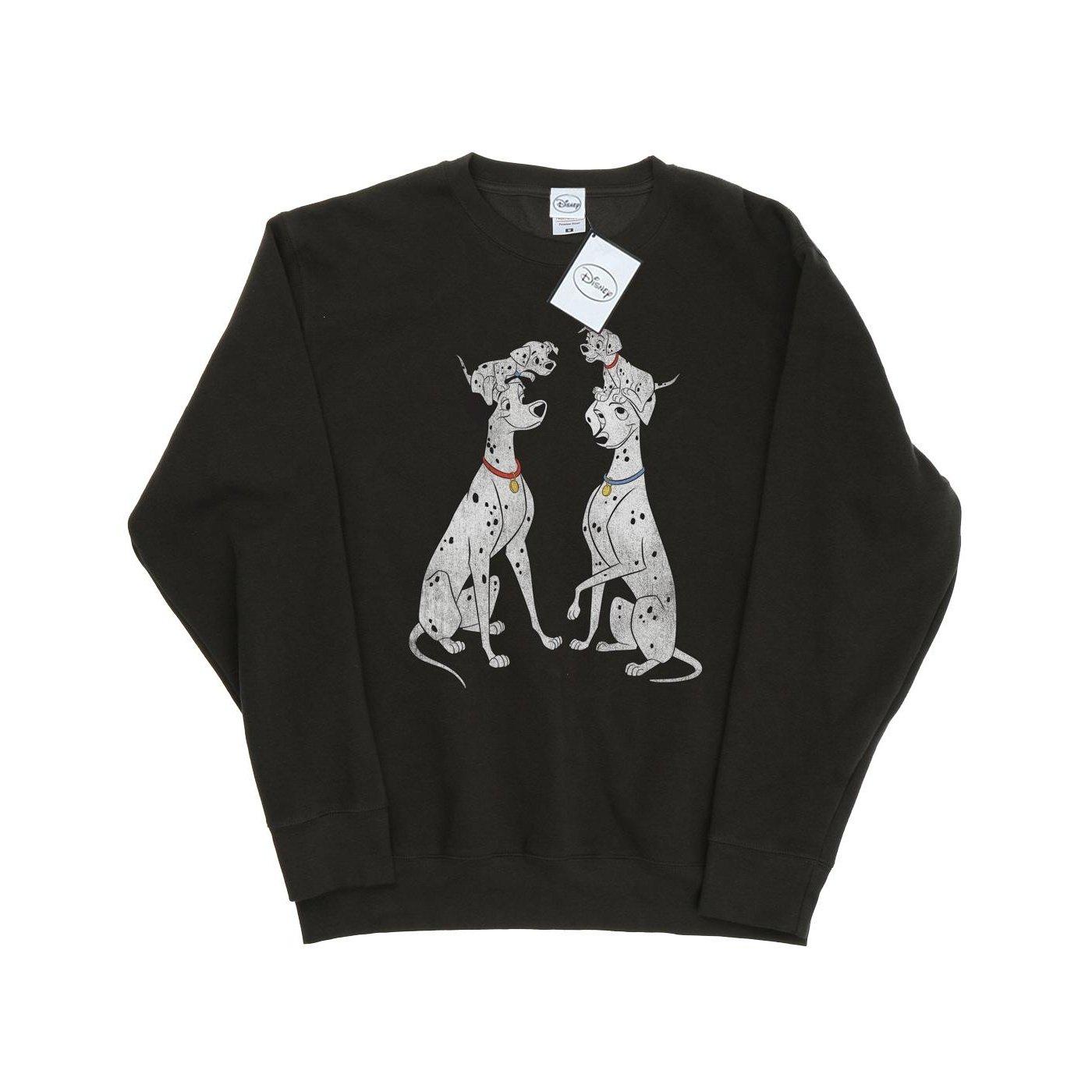 Pongo And Perdita Sweatshirt Damen Taubengrau L von 101 Dalmatians