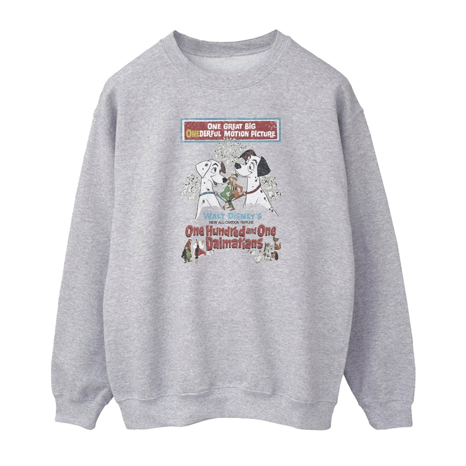 Sweatshirt Damen Grau L von 101 Dalmatians