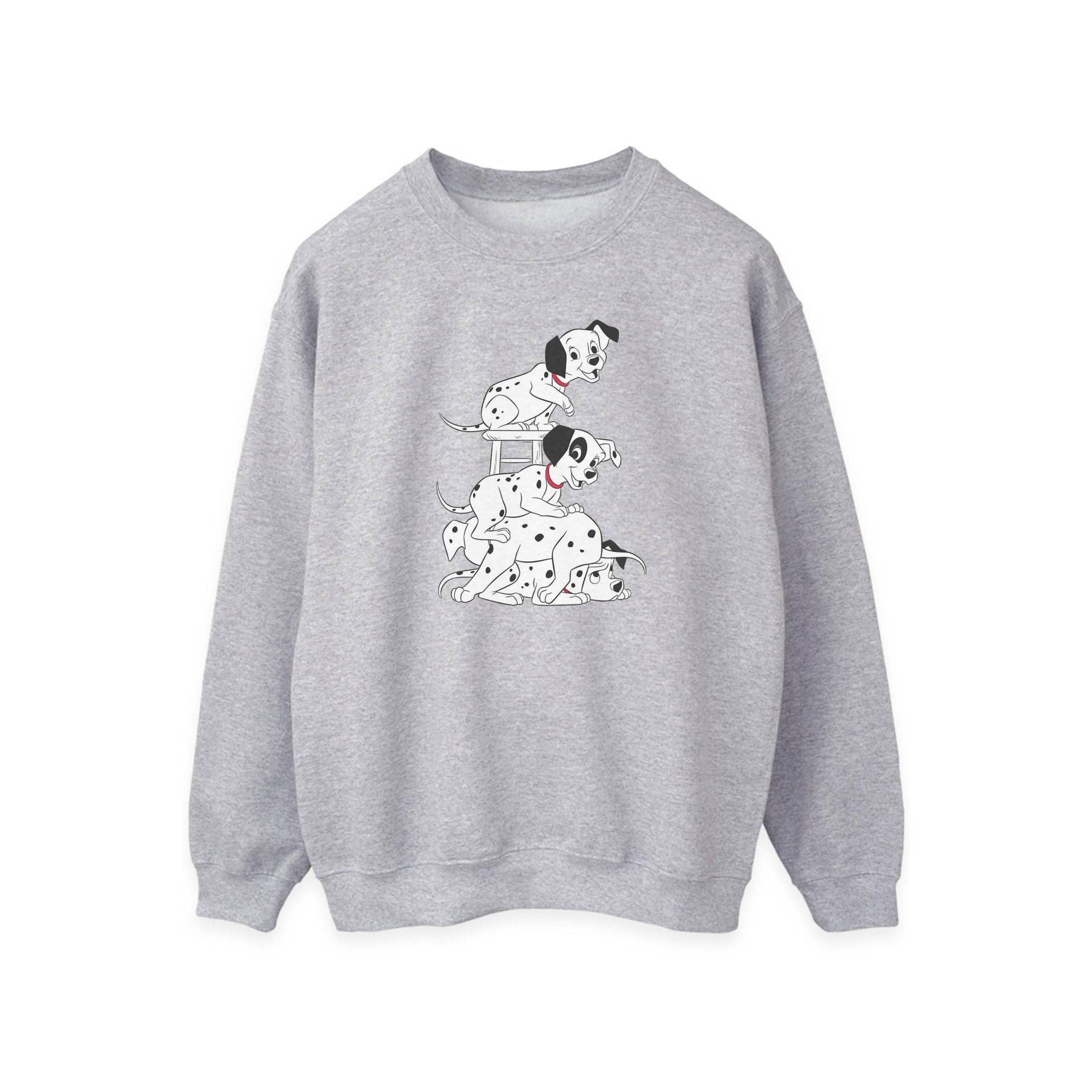 Sweatshirt Damen Grau L von 101 Dalmatians