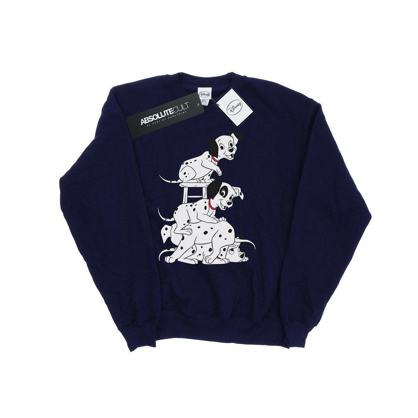 Sweatshirt Damen Marine L von 101 Dalmatians