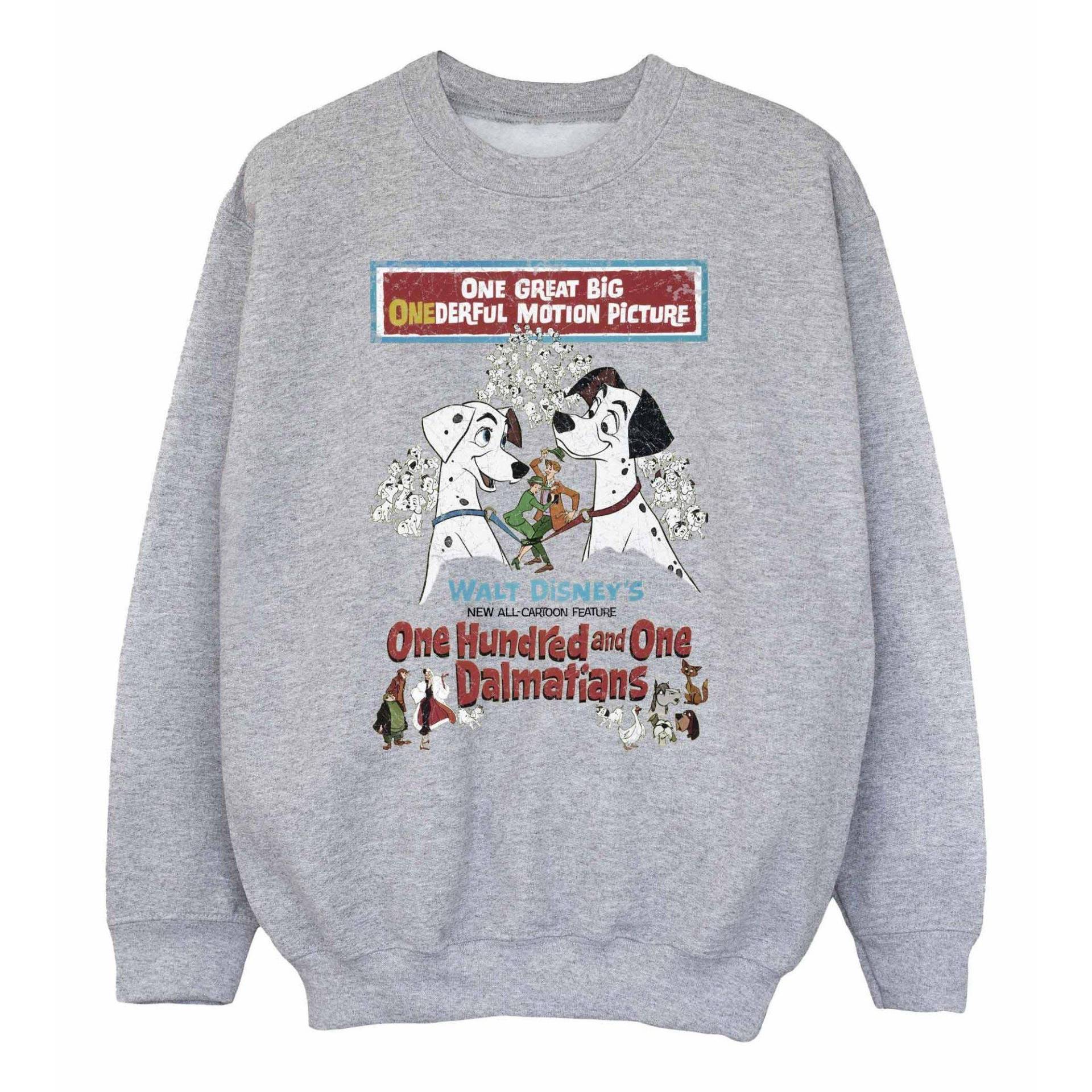 Sweatshirt Jungen Grau 140/146 von 101 Dalmatians