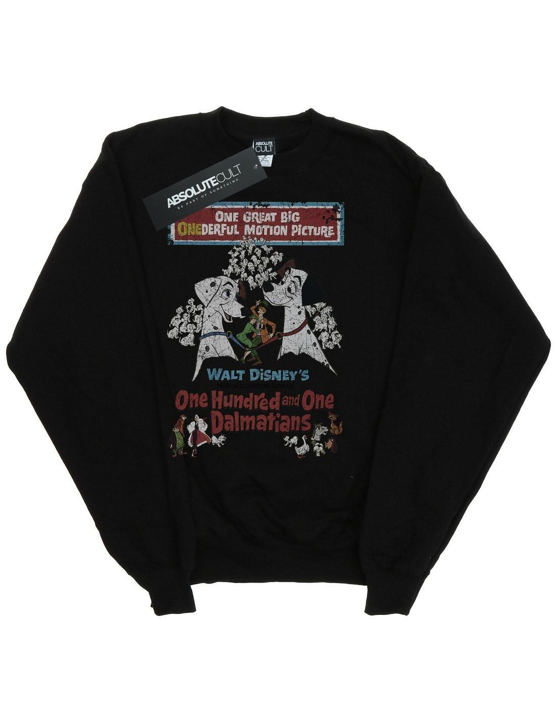 Sweatshirt Jungen Schwarz 116 von 101 Dalmatians