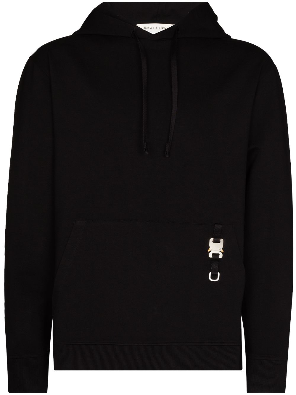 1017 ALYX 9SM buckle-embellished drawstring hoodie - Black von 1017 ALYX 9SM