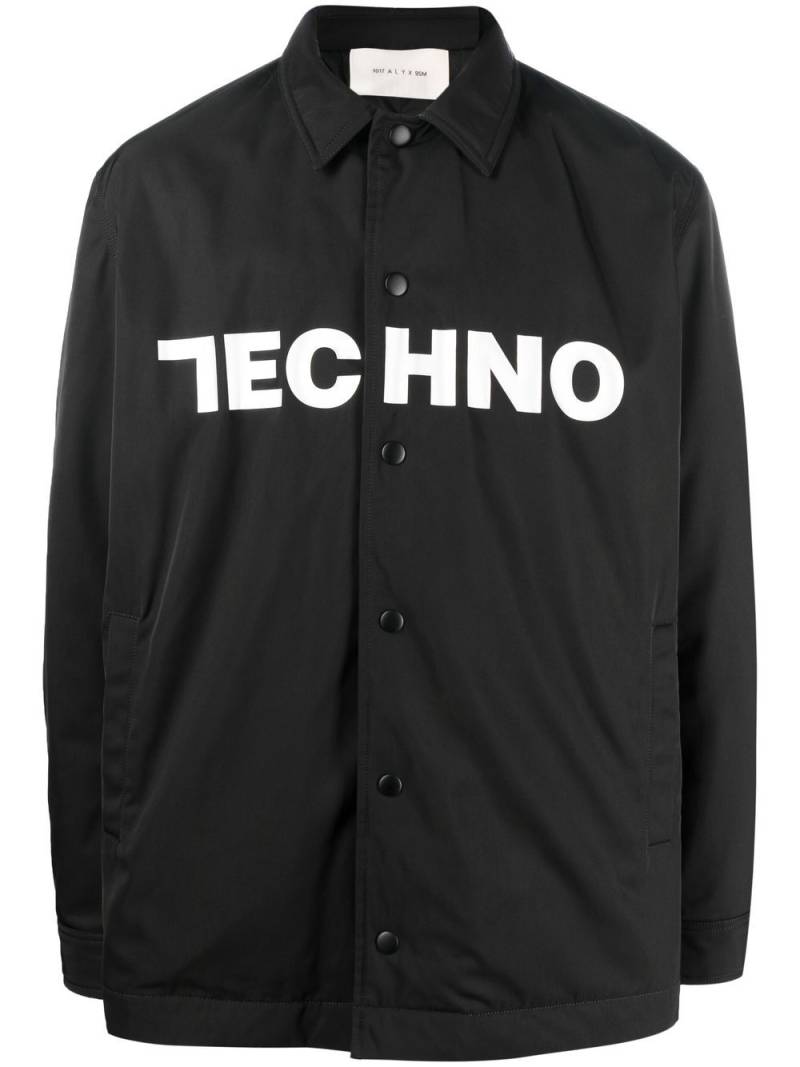 1017 ALYX 9SM 'TECHNO' shirt jacket - Black von 1017 ALYX 9SM