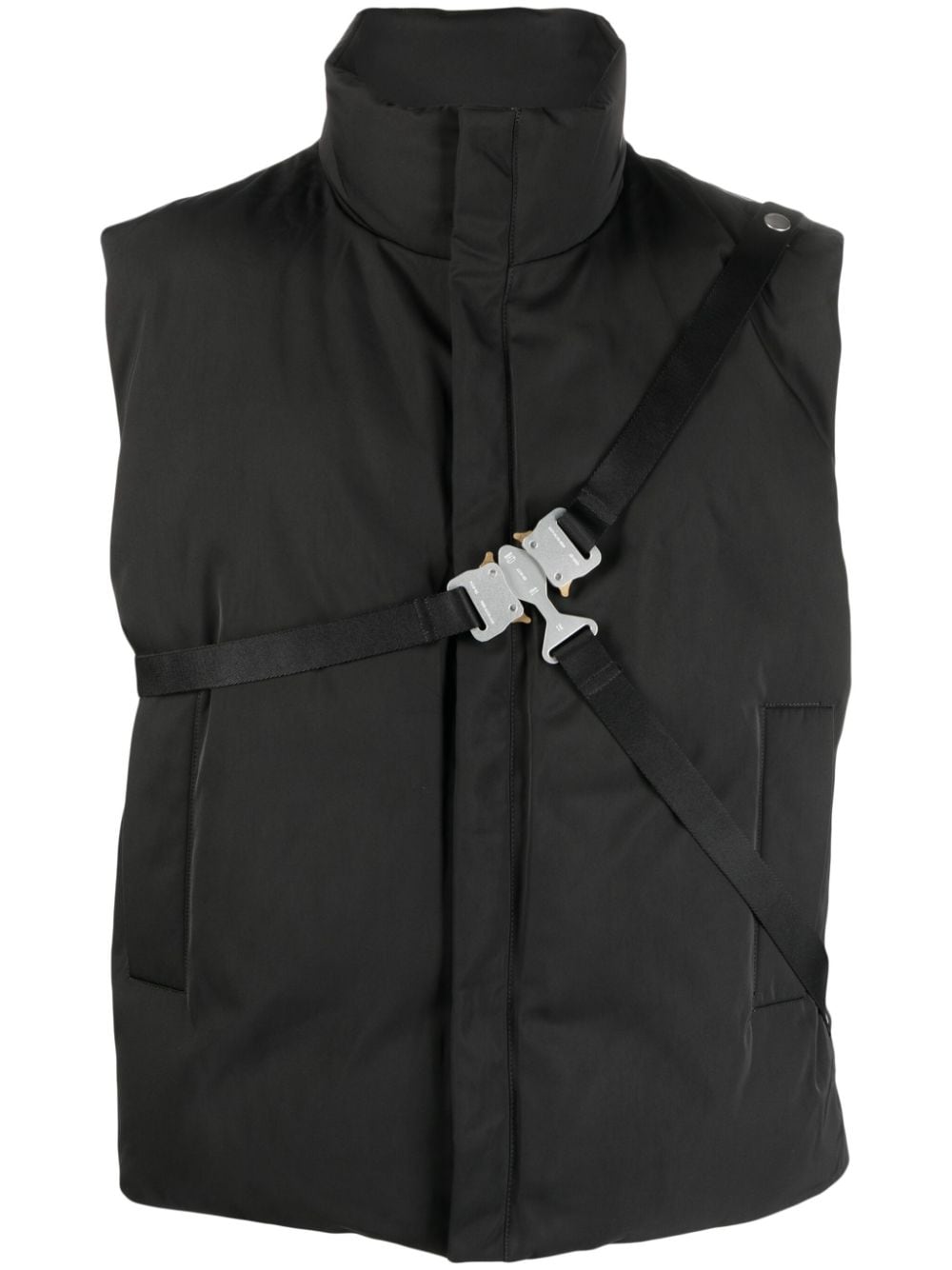 1017 ALYX 9SM buckle-detail funnel-neck vest - Black von 1017 ALYX 9SM