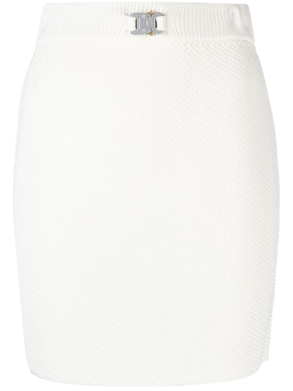 1017 ALYX 9SM buckle-detail knit miniskirt - White von 1017 ALYX 9SM