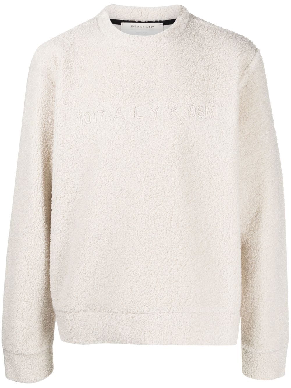 1017 ALYX 9SM crew-neck brushed sweatshirt - Neutrals von 1017 ALYX 9SM