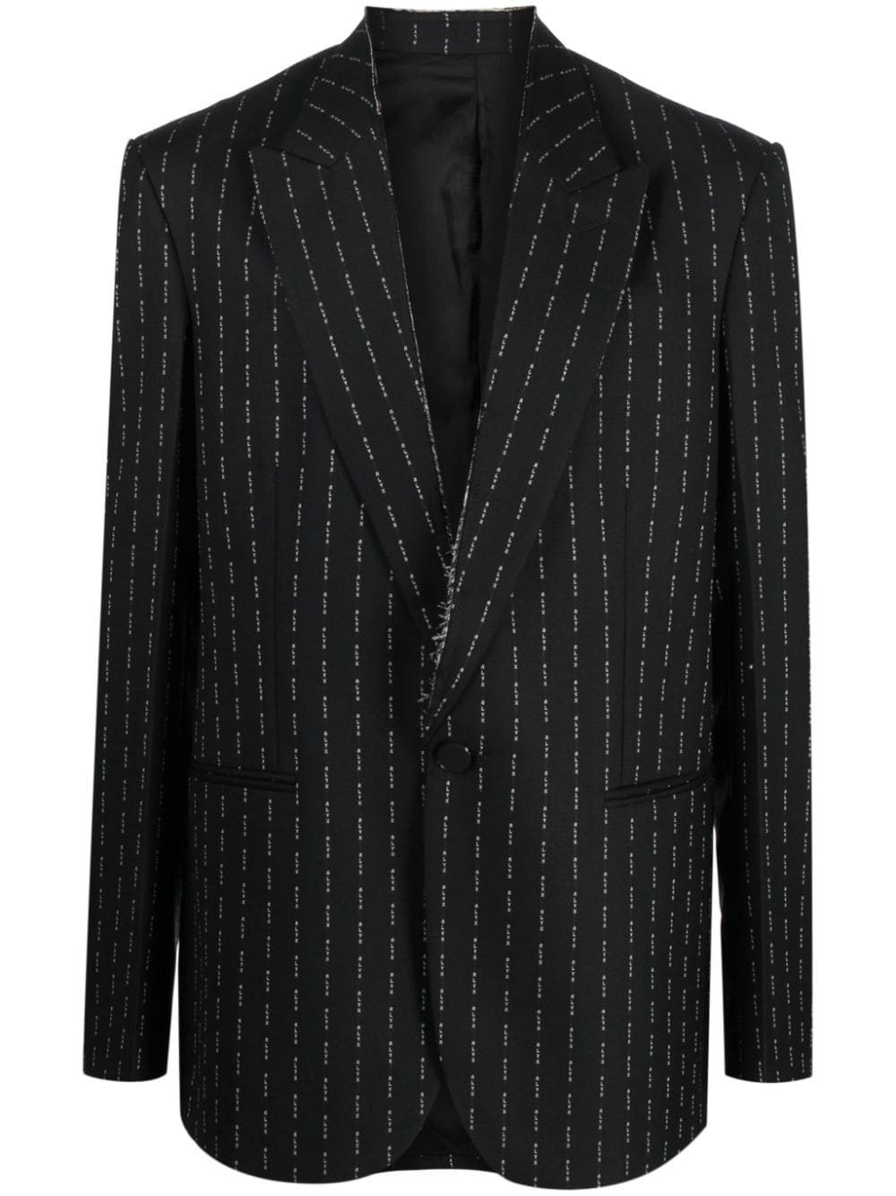1017 ALYX 9SM embroidered wool-cashmere blazer - Black von 1017 ALYX 9SM