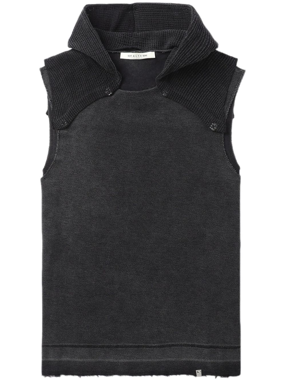 1017 ALYX 9SM inside-out hooded vest - Black von 1017 ALYX 9SM