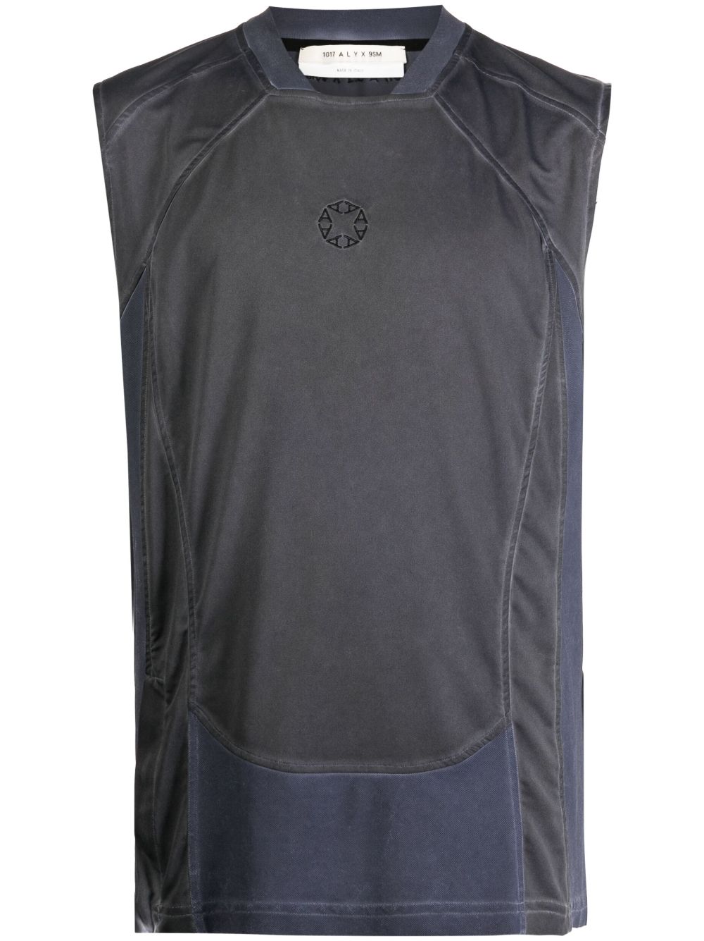 1017 ALYX 9SM logo-embroidered panelled vest - Grey von 1017 ALYX 9SM