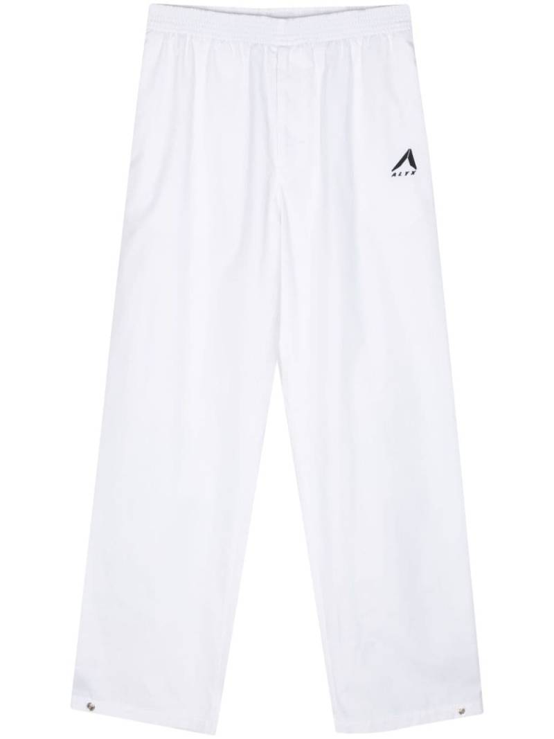 1017 ALYX 9SM logo-embroidered track pants - White von 1017 ALYX 9SM