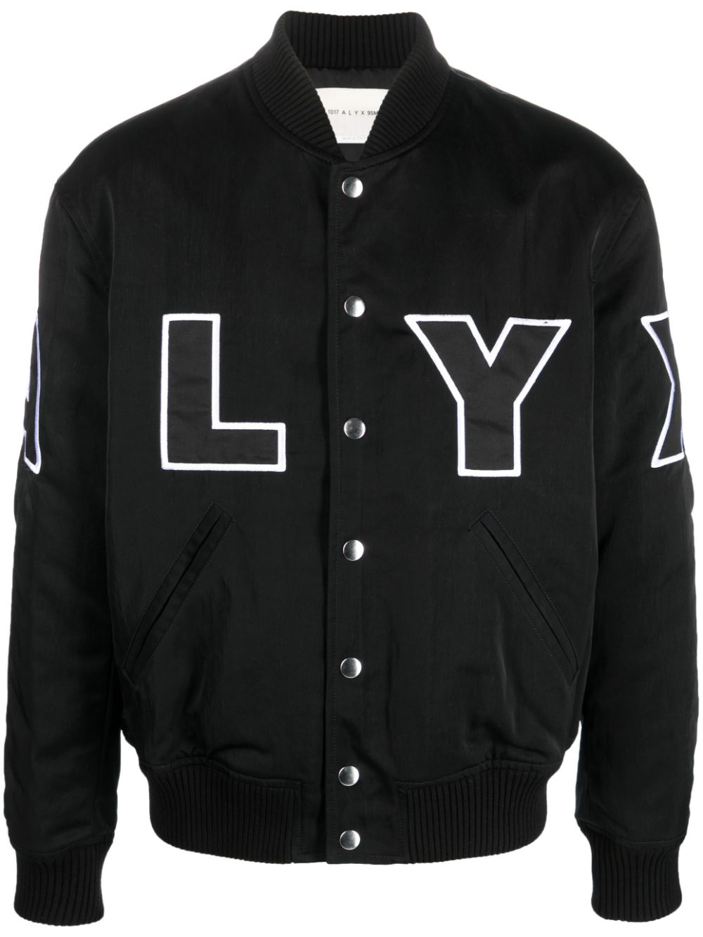 1017 ALYX 9SM logo-patch bomber jacket - Black von 1017 ALYX 9SM
